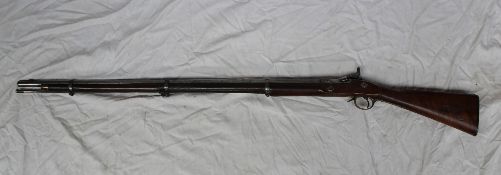 A Victorian 1870 Snider-Enfield MKIII breech loading carbine rifle,