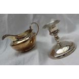 A George IV silver sauce boat, London, 1821,