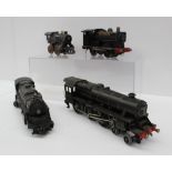 A Lionel O gauge 2-6-4 locomotive together with an 0-4-0 tank locomotive "Southern",