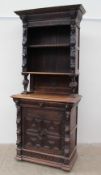 A 19th century low countries oak bookcase,