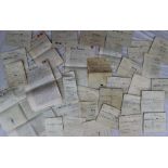 A collection of circa thirty indentures,