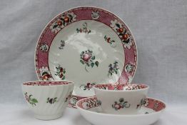 A Newhall porcelain plate,