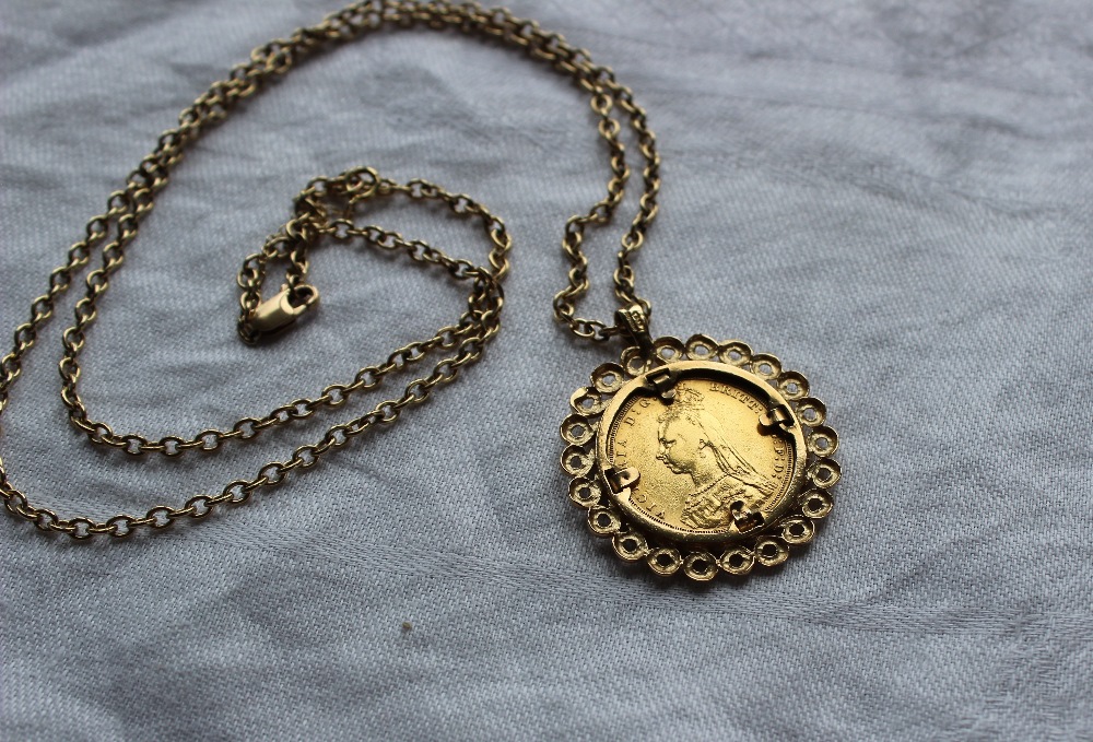 A Victorian Gold Sovereign dated 1892, - Image 3 of 3