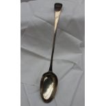 A George III silver serving spoon, London, 1786, George Smith,