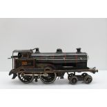 An O gauge clockwork 4-4-0 locomotive "George the Fifth" No.