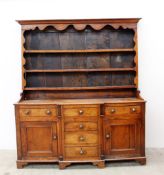 An 18th century North Wales oak dresser,