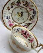 A Daniel porcelain teacup and saucer,