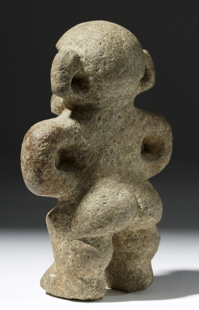 Costa Rican Stone Standing Nude Figure - Image 2 of 7