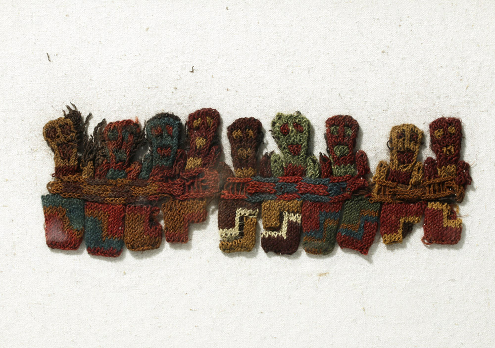 Proto-Nazca Textile Munecas Framed Panel - Image 2 of 3