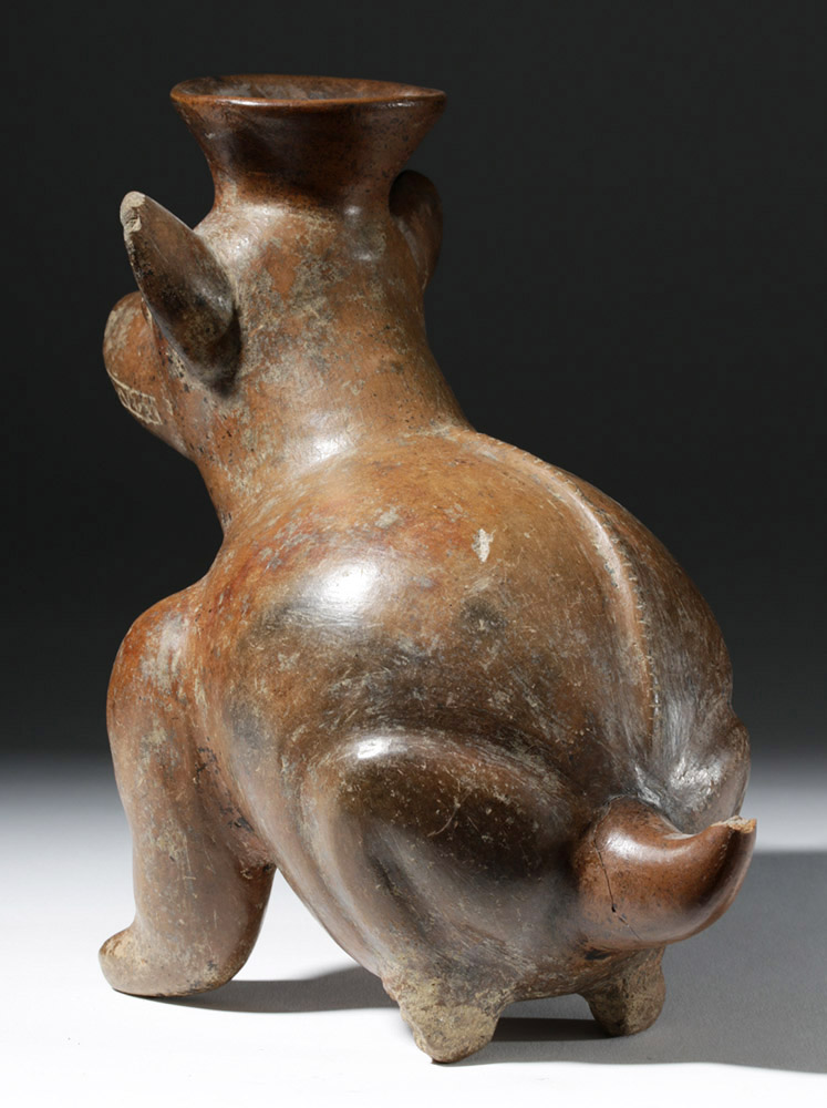 Colima Redware Pottery Seated Dog - Image 2 of 7