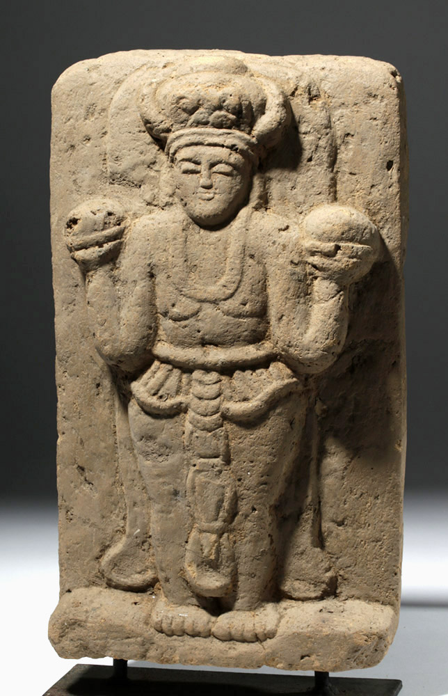 Indian Gupta / Pala Temple Brick - Goddess