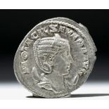 Roman Silver Denarius of Julia Domna