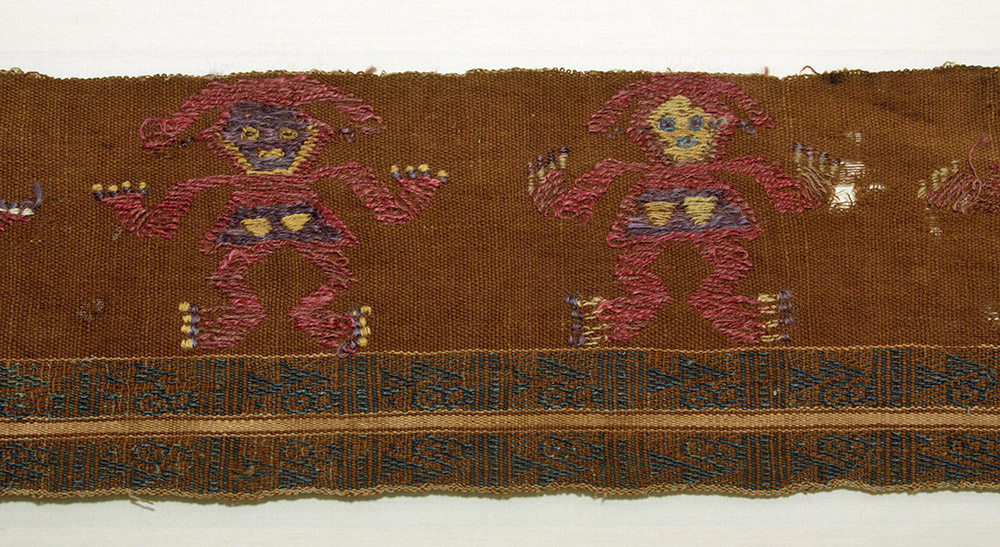 Large Chancay Textile Panel - Standing Women - Image 3 of 5