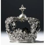 Solid Sterling Silver Bolivian Santos Crown - 86 Grams