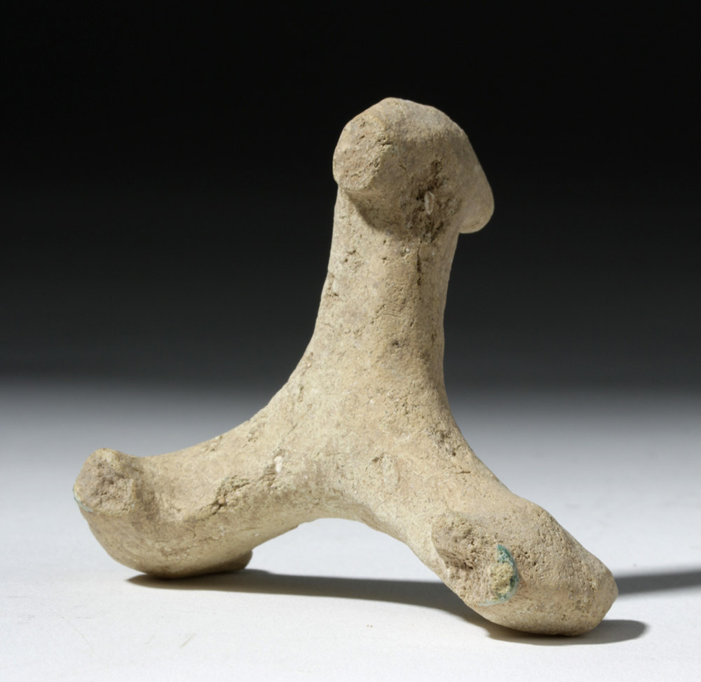 Rare Bronze Age Pottery Tripod - for Kiln - Image 6 of 6