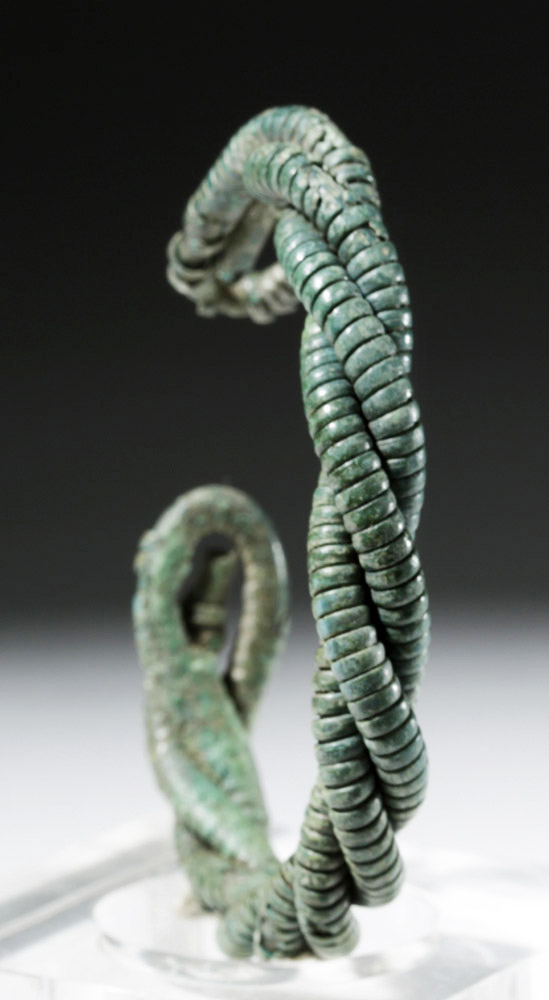 Beautiful Viking Twisted Bronze Wire Bracelet - Image 4 of 5