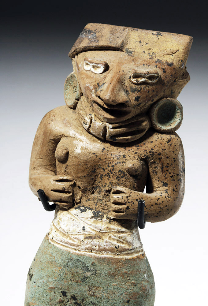 Rare Superb Michoacan Pottery Standing Figure - Image 5 of 5