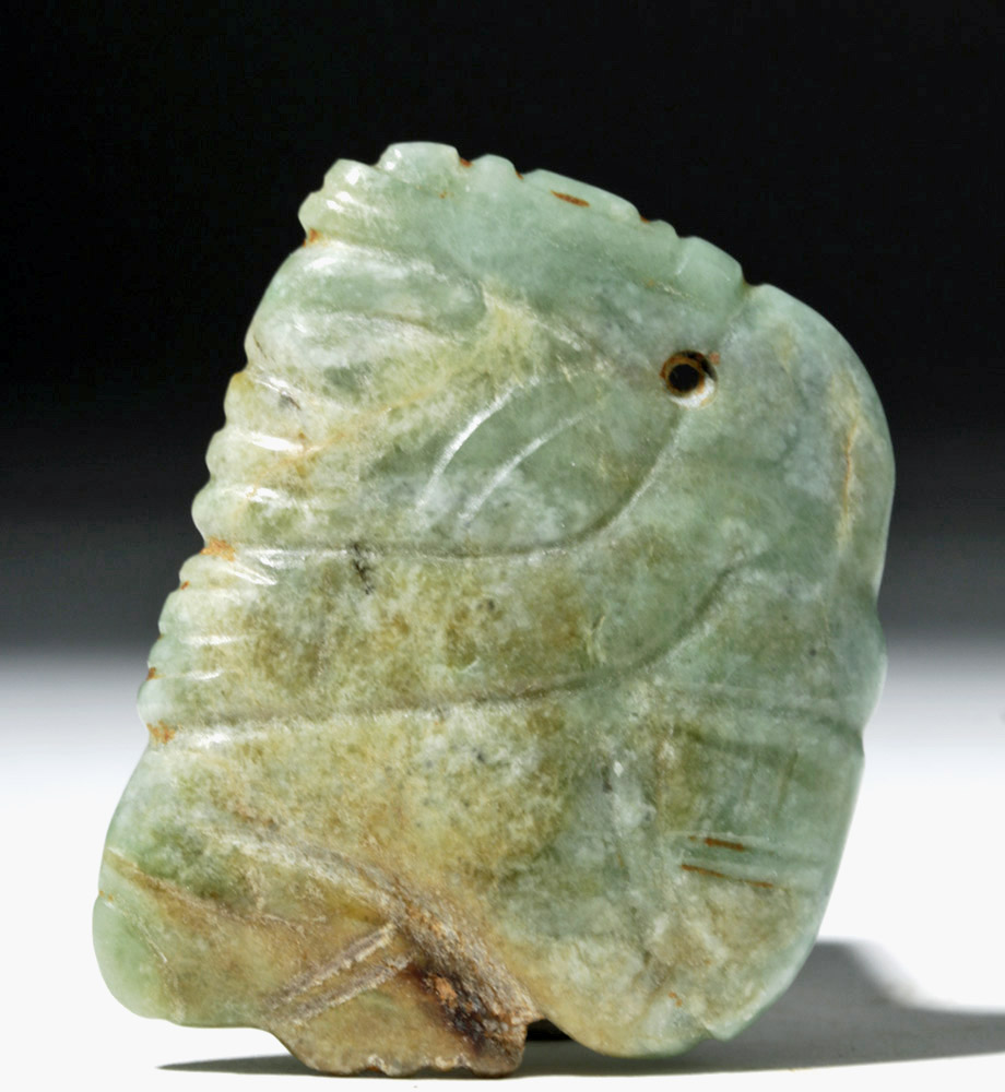 Mayan Jade Pendant - Kneeling Lord - Image 2 of 4