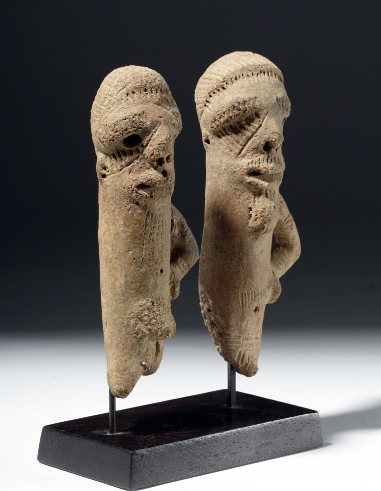 Pair of Sokoto Terracotta Figures - Male & Female - Image 7 of 7