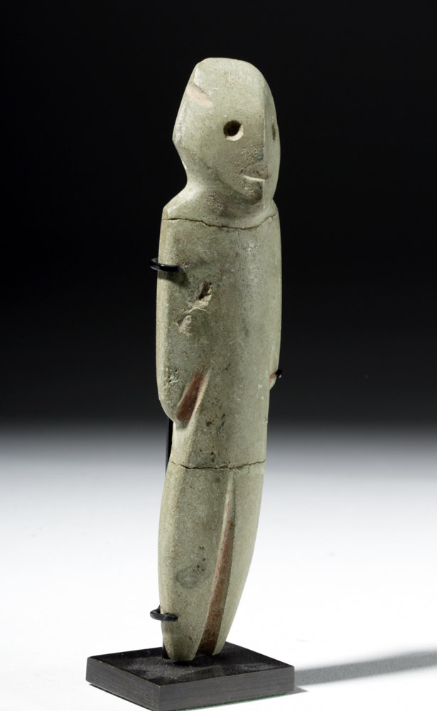 Mezcala Green Stone Standing Figure - Image 4 of 6