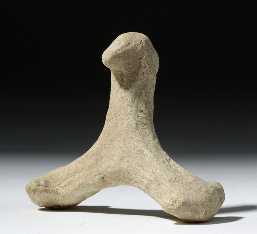 Rare Bronze Age Pottery Tripod - for Kiln - Image 5 of 6