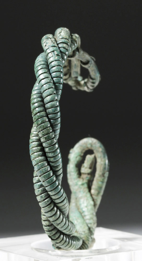 Beautiful Viking Twisted Bronze Wire Bracelet - Image 2 of 5