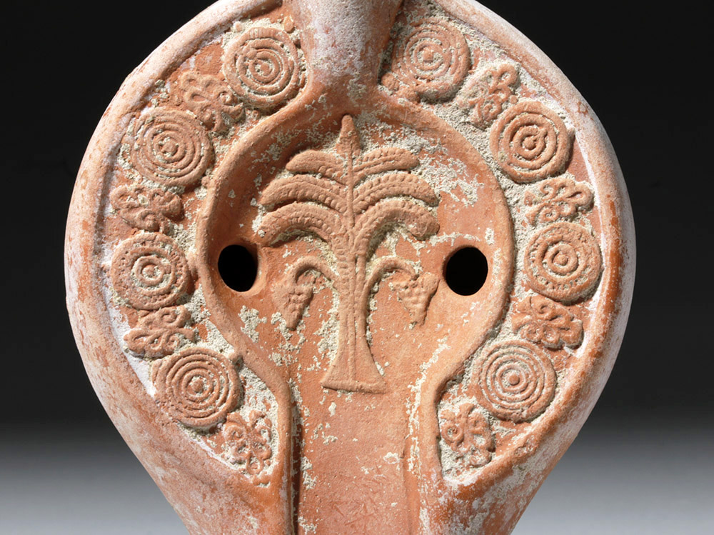 Fine Roman N. African Pottery Oil Lamp - Image 7 of 7