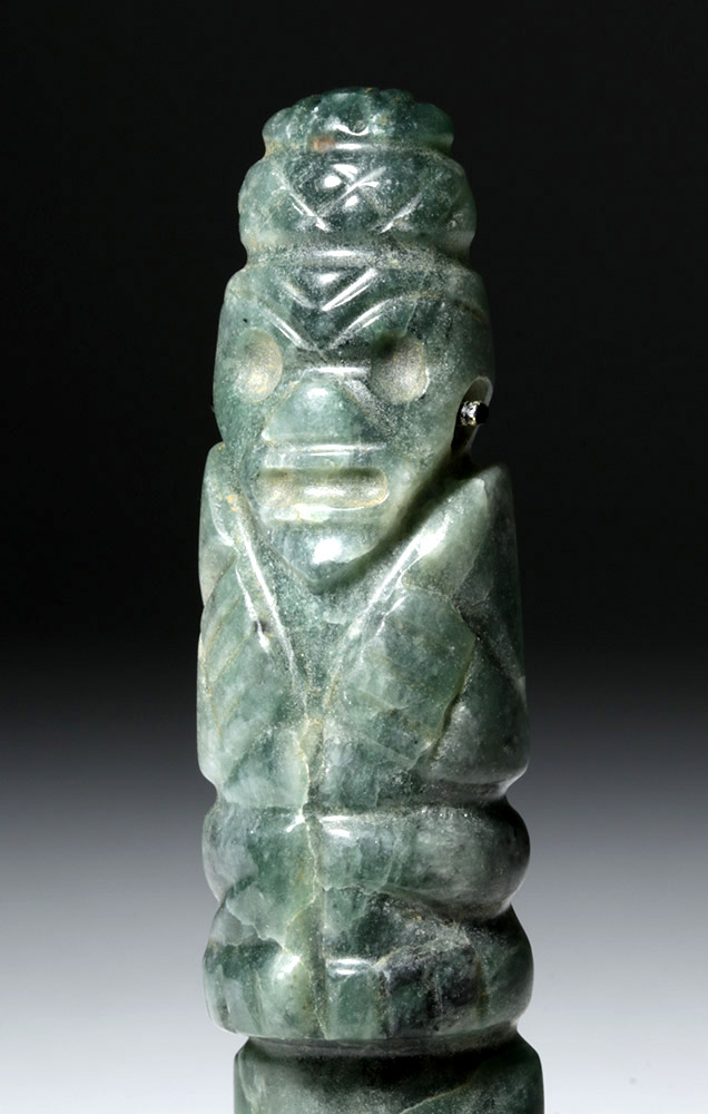 Costa Rican Jade Axe God w/ Crocodile Legs - Image 5 of 7