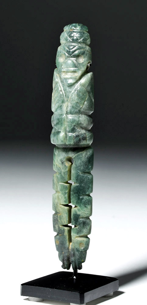 Costa Rican Jade Axe God w/ Crocodile Legs