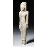 Egyptian Faience Standing Female Figure, TL Tested