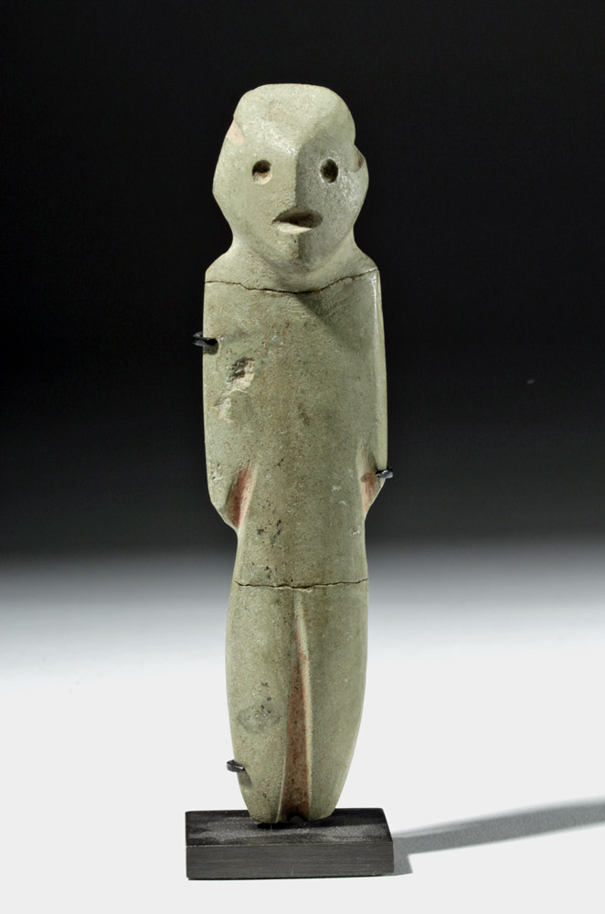 Mezcala Green Stone Standing Figure - Image 5 of 6