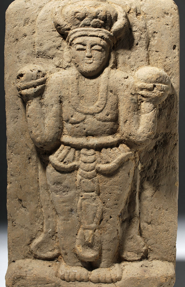 Indian Gupta / Pala Temple Brick - Goddess - Image 5 of 5