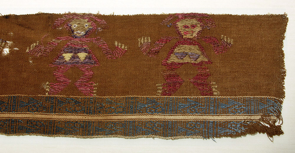 Large Chancay Textile Panel - Standing Women - Image 2 of 5