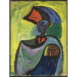 ANTONIN PELC (1895–1967): SPAHI – A MOROCCAN SOLDIER / 1941, Morocco, Casablanca This figure of a