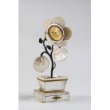 A BIEDERMEIER TABLE CLOCK / Around 1820, Austria, Vienna A miniature table clock in the shape of a