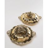 A PAIR OF SILVER BOWLS