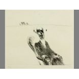 Paul Emsley (1947- ) IN THE SHADOW OF TABLE MOUNTAIN, Etching on paper, Signed, dated '79 and