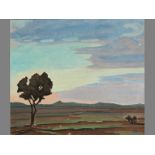 Johannes Antonie Smith (1886-1954) LANDSCAPE, Oil on canvas, Signed and dated '34, 37 by 45cm