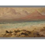Allerley Glossop (1870-1955) SEASCAPE, Oil on board, Signed, titled verso, 14.5 by 22.5cm