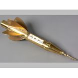 AN EARLY 20TH CENTURY BRASS HARPOON PATENT SHIPS LOG, by T. Walkers, London, of typical form