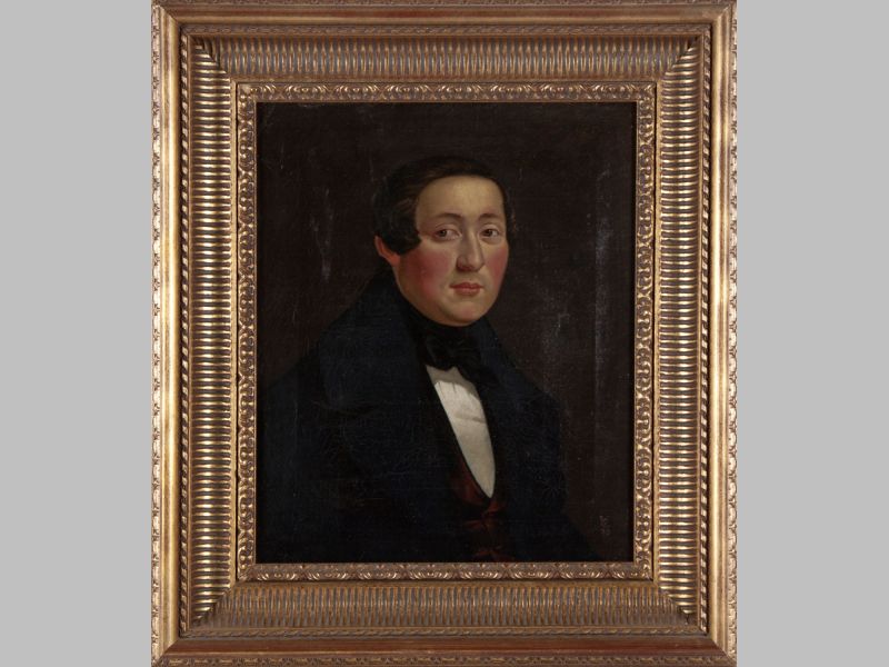 An 18th/19th Century Portrait of a Gentleman, Oil on canvas, 23 by 18cm