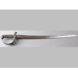 A VICTORIAN SWORD, the steel blade chased with crowns and cyphers, signed Robert Mall & Sons,