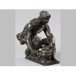 PIERRE-AUGUSTE RENOIR (AFTER: 1841 - 1919) FRENCH. THE SMALL BLACKSMITH. Bronze. Signed. 30cm high.