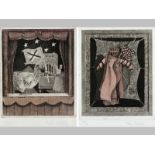 PIPPA ANN SKOTNES (1957-), STAR REMOVALS AND STRETCHED COVERTS. Colour etchings on paper. Signed and