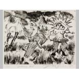 BEEZY BAILEY (1962-), SUNDANCE KID. Lithograph on paper. Signed, titled, dated '93 and numbered 7/50