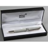 A MONT BLANC "MASTER" ROLLERBALL PEN - MEISTER TÜCK, in presentation case.