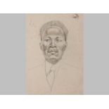 IRMA STERN (1894 - 1966), PORTRAIT OF A YOUNG MAN, Pencil sketch on paper, Signed and dated 1931,