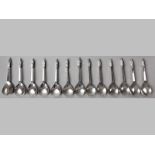 THE HERITAGE COLLECTION - APOSTLE SPOONS, comprising thirteen spoons, in presentation case, 470g, (