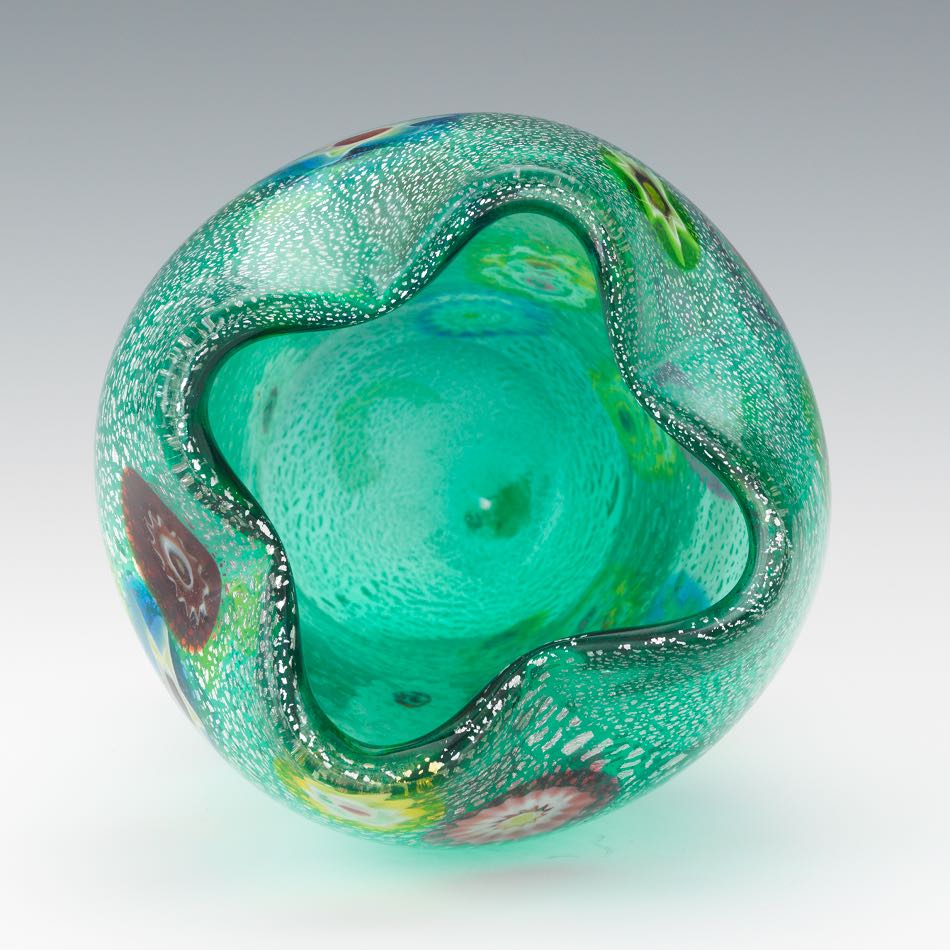 Murano Italian Millefiori Glass Vase - Image 6 of 7