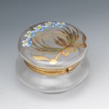 French Opalescent Glass Dresser Box